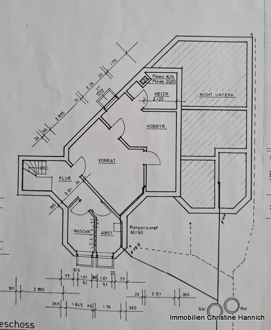 Grundriss Kellergeschoss Einfamilienhaus Recke